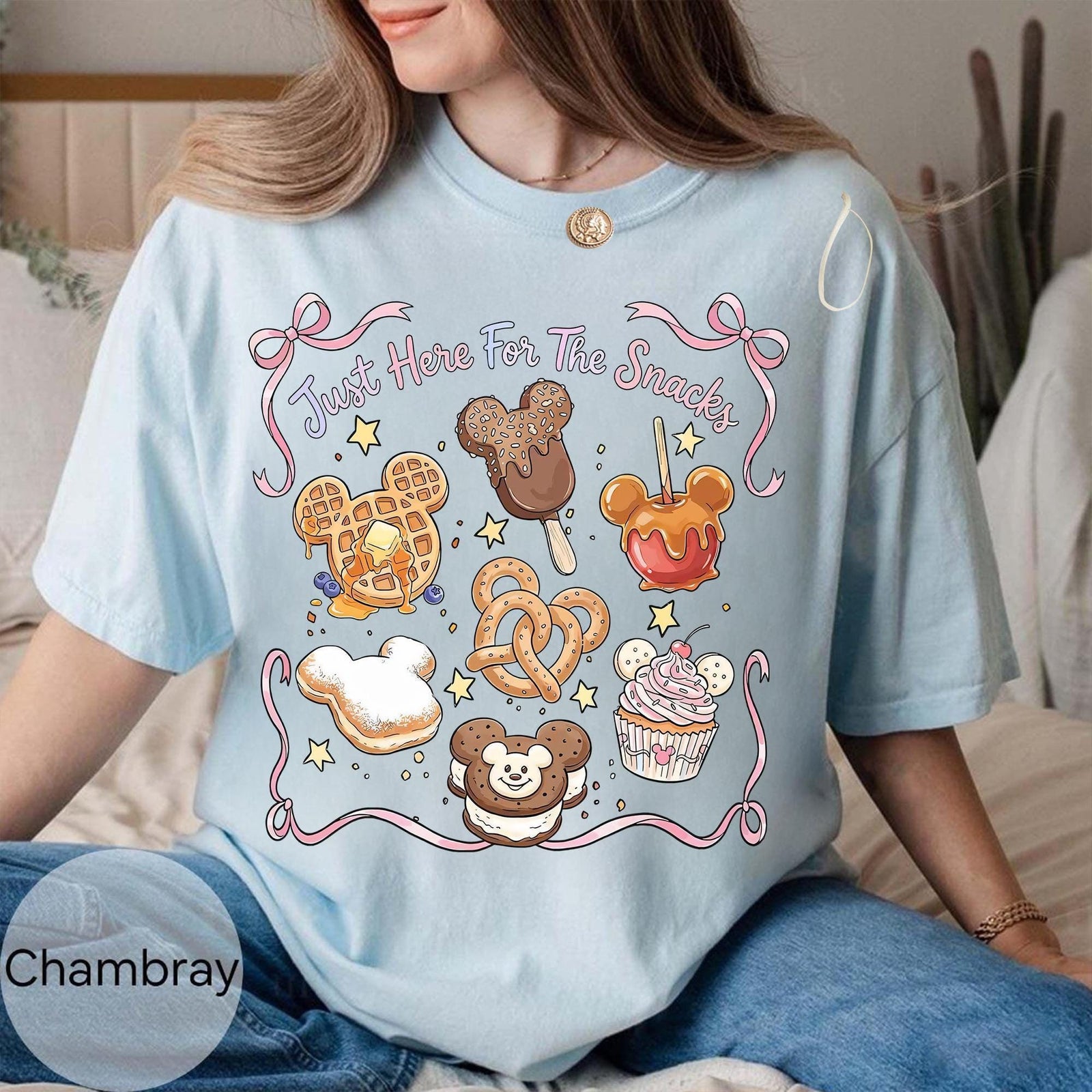 Cute Mickey Mouse Treats Coquette Bow — Gildan Hoodie fan art by Snagva