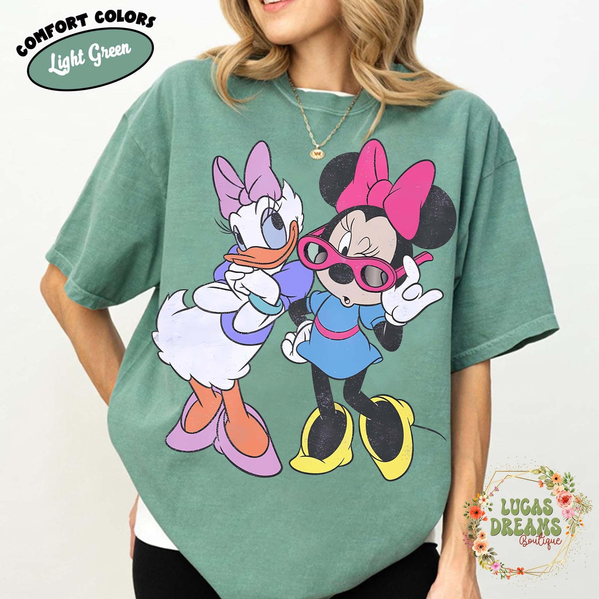 Retro Minnie Daisy — Gildan Hoodie fan art by Snagva (4)