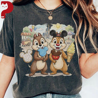 Chip and Dale Disneyland Snack — Comfort Colors Tee fan art by Snagva (4)