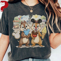 Chip and Dale Disneyland Snack — Gildan Hoodie fan art by Snagva (4)