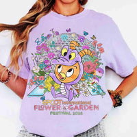 Epcot Flower Garden Festival 2026 — Gildan Hoodie fan art by Snagva (4)