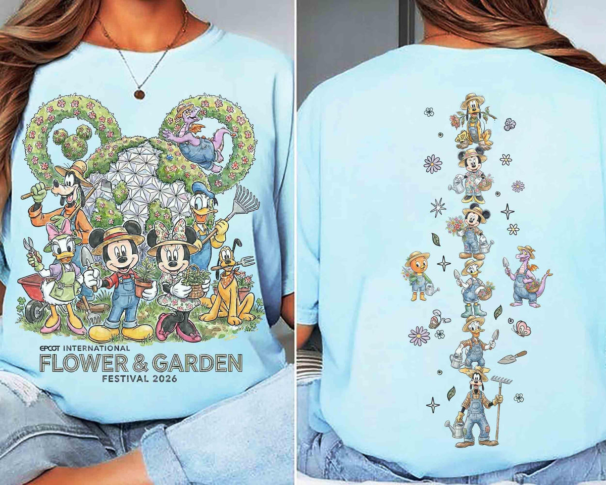 Epcot Flower Garden Festival 2026 — Bella+Canvas Tee fan art by Snagva (3)