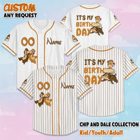 Personalized Chip and Dale Birthday Baseball — Gildan Sweatshirt fan art by Snagva