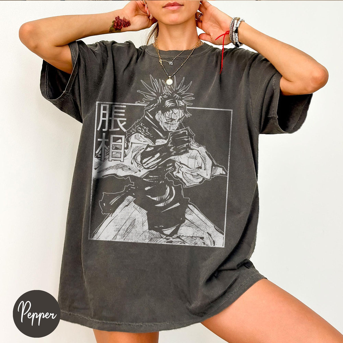 Choso Jujutsu Kaisen Anime — Gildan Sweatshirt fan art by Snagva (3)