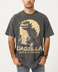 Retro Dadzilla Sonzilla — Bella+Canvas Tee fan art by Snagva (4)