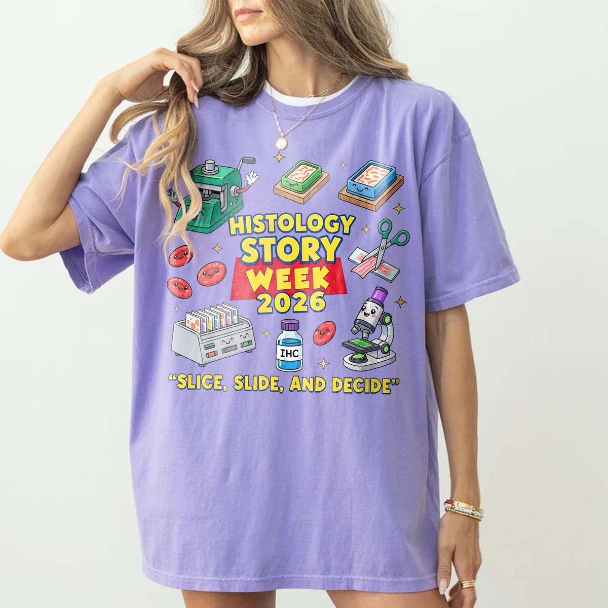 Retro Histology Lab Tech — Gildan Sweatshirt fan art by Snagva (3)