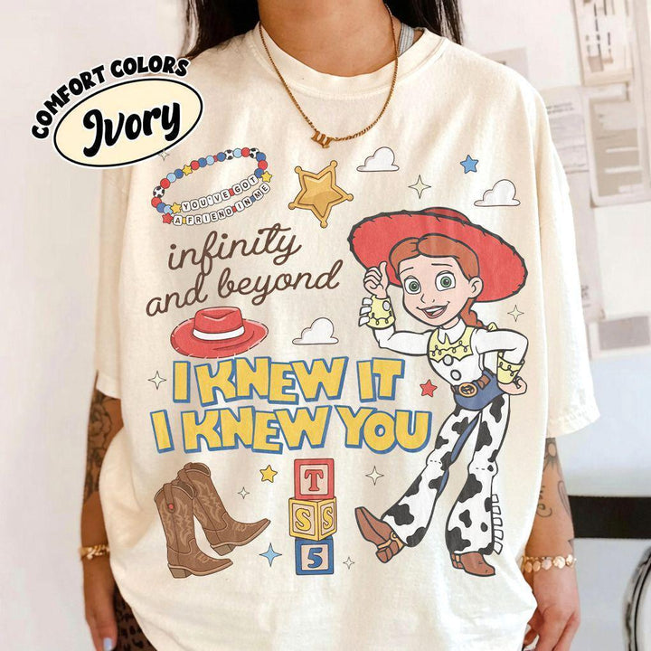 Retro Toy Story Jessie Western Cowboy — Bella+Canvas Tee fan art by Snagva
