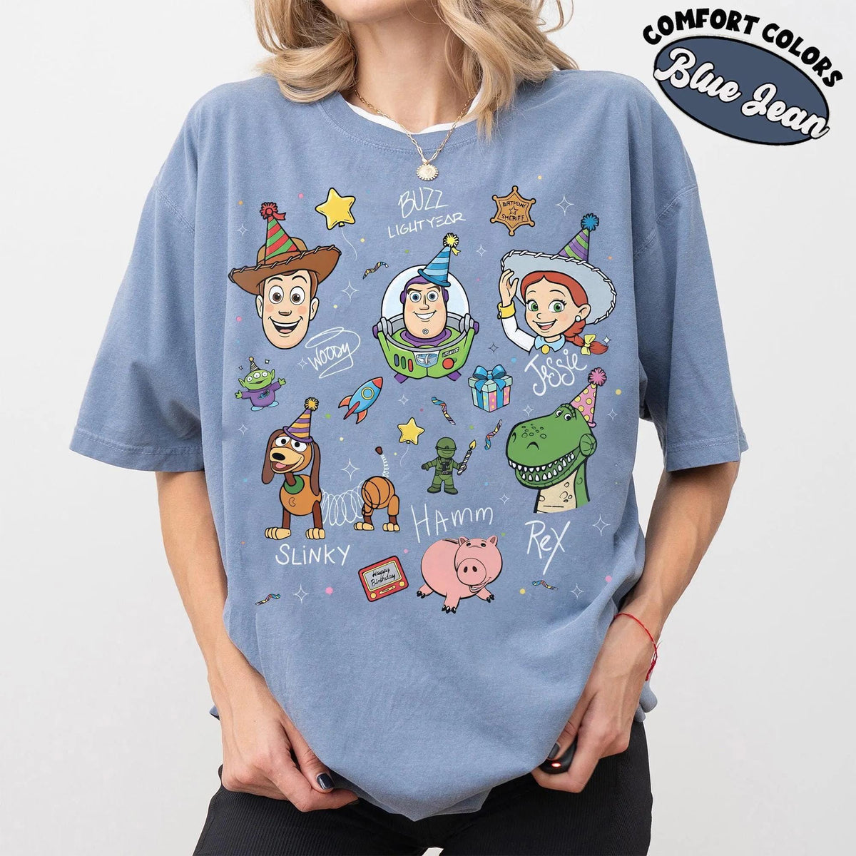 Toy Story Birthday Party Shirts — Comfort Colors Tee fan art by Snagva (3)