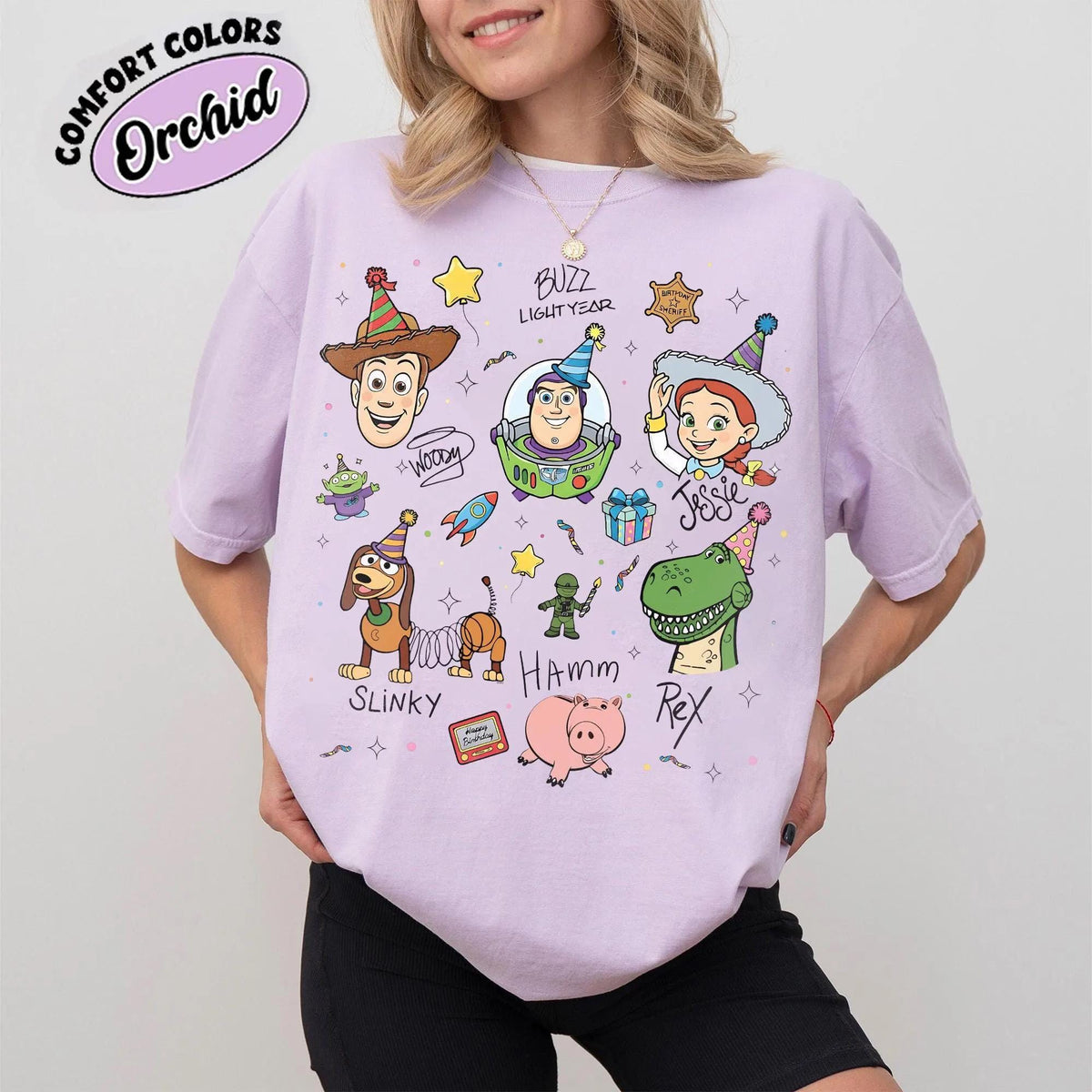 Toy Story Birthday Party Shirts — Gildan Sweatshirt fan art by Snagva (4)