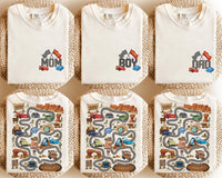 Two Sided Pixar Cars Radiator Springs Map — Comfort Colors Tee fan art by Snagva