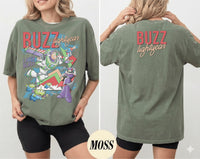 Retro Buzz Lightyear Comfort Colors — Bella+Canvas Tee fan art by Snagva (4)