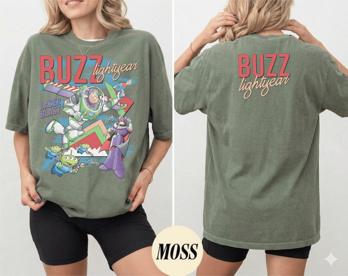 Retro Buzz Lightyear Comfort Colors — Gildan Sweatshirt fan art by Snagva (4)