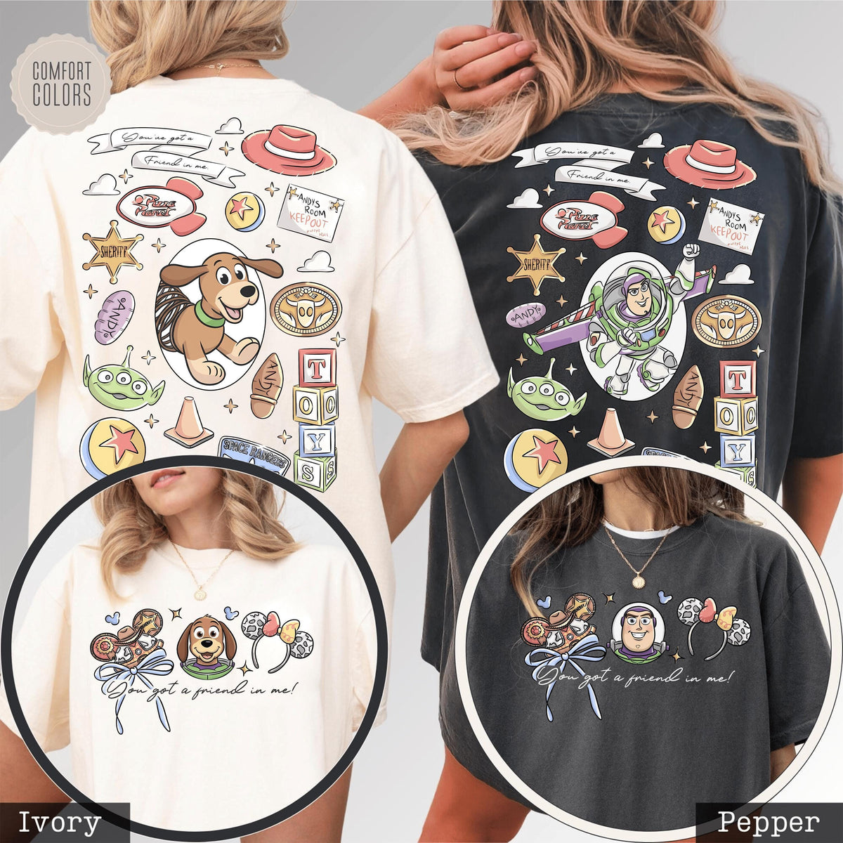 Retro Toy Story — Gildan Sweatshirt fan art by Snagva