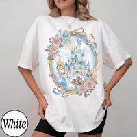 Cinderella Watercolor Castle — Gildan Hoodie fan art by Snagva (3)