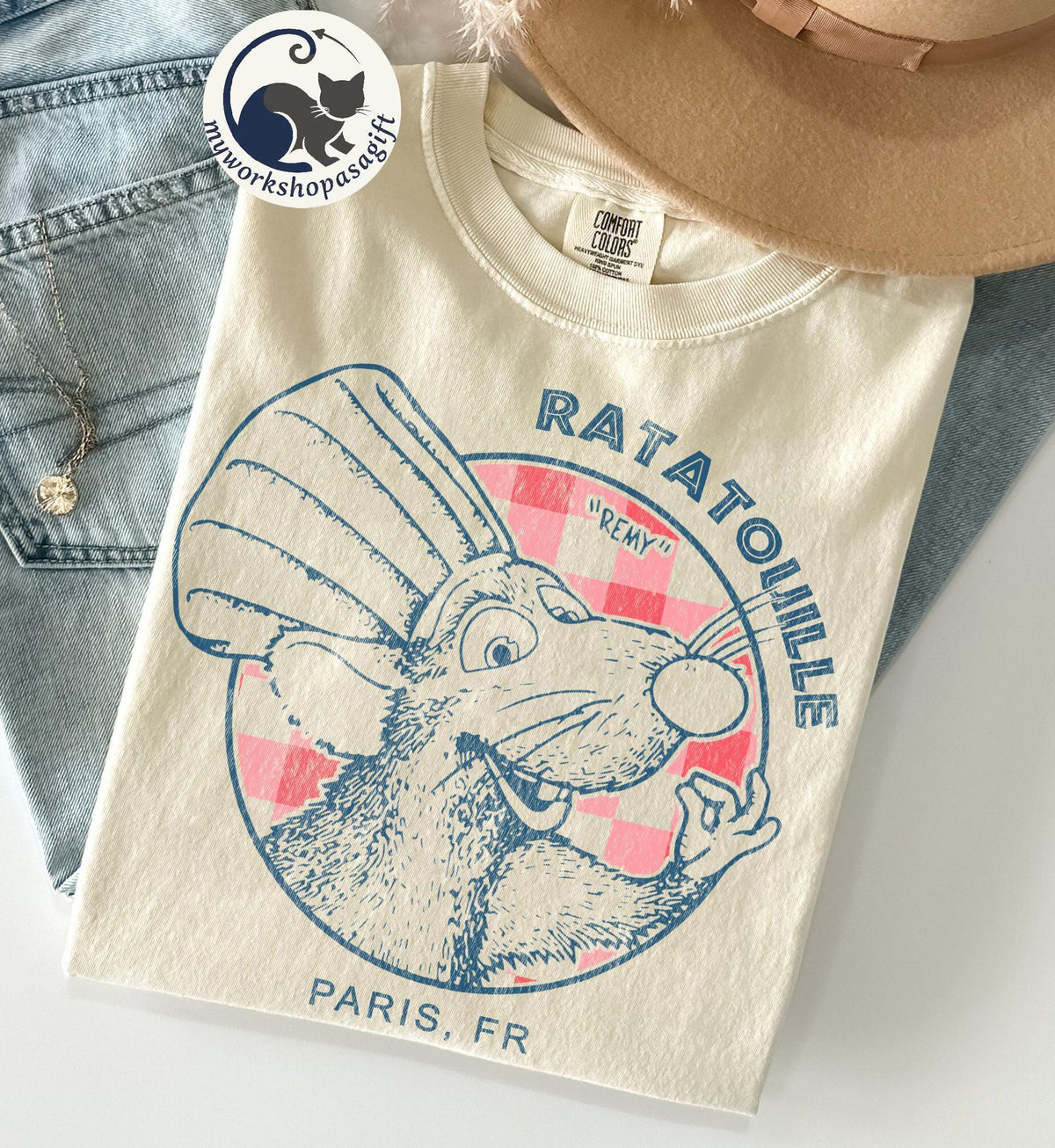 Ratatouille Remy Comfort Colors — Comfort Colors Tee fan art by Snagva (3)