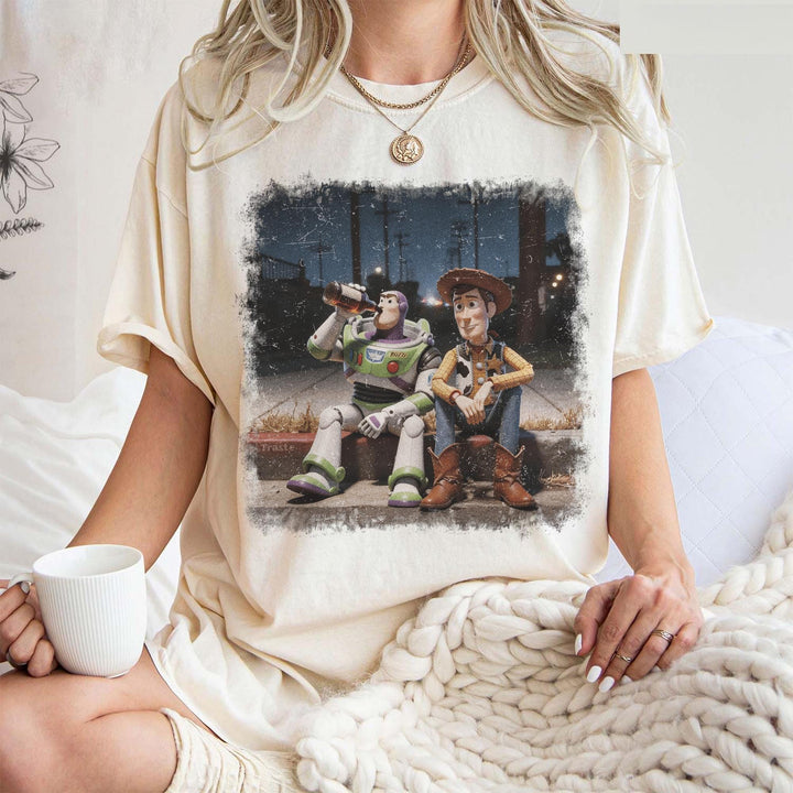 Comfort Colors Toy Story Buzz Lightyear Woody — Comfort Colors Tee fan art by Snagva