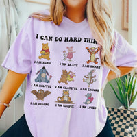 Comfort Colors I Can Do Hard Things — Gildan Sweatshirt fan art by Snagva (2)