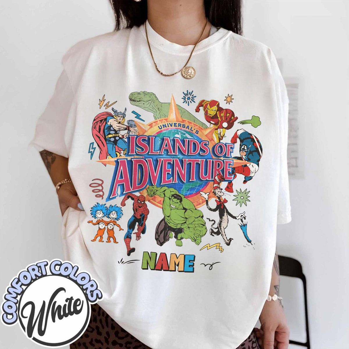 Retro Universal Studios Islands of Adventure — Gildan Sweatshirt fan art by Snagva