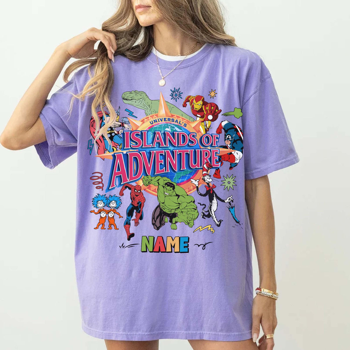 Retro Universal Studios Islands of Adventure — Bella+Canvas Tee fan art by Snagva (2)