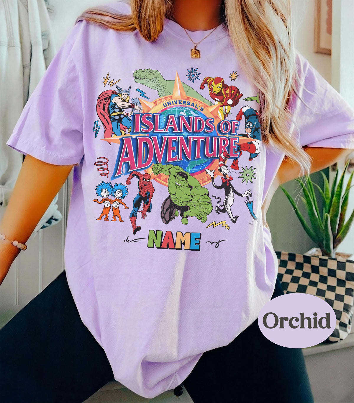 Retro Universal Studios Islands of Adventure — Comfort Colors Tee fan art by Snagva (5)