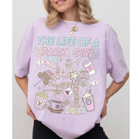 Comfort Colors Park Girl — Bella+Canvas Tee fan art by Snagva