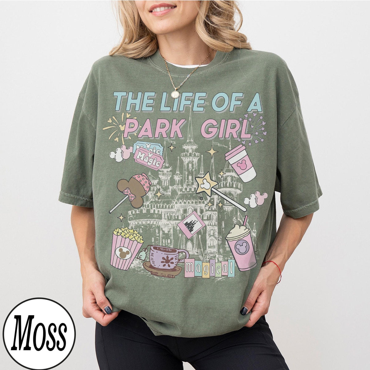 Comfort Colors Park Girl — Bella+Canvas Tee fan art by Snagva (7)