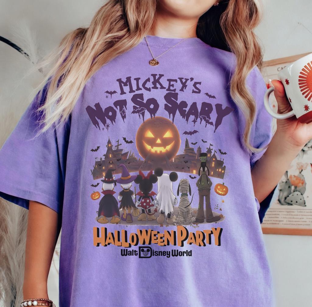 Retro Mickey's Not So Scary Halloween Party — Bella+Canvas Tee fan art by Snagva (5)