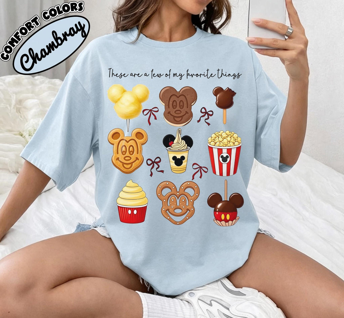 Comfort Colors Mickey Mouse Treats — Gildan Sweatshirt fan art by Snagva (3)