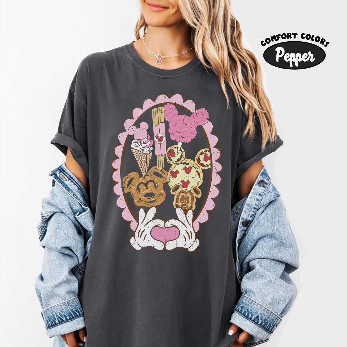 Retro Mickey Mouse Treats — Comfort Colors Tee fan art by Snagva