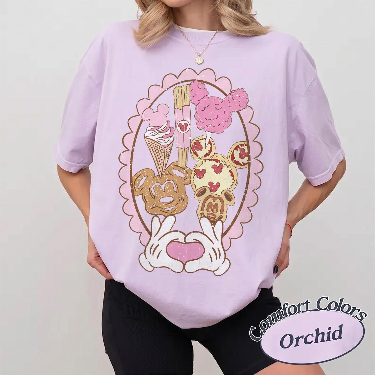 Retro Mickey Mouse Treats — Comfort Colors Tee fan art by Snagva (2)