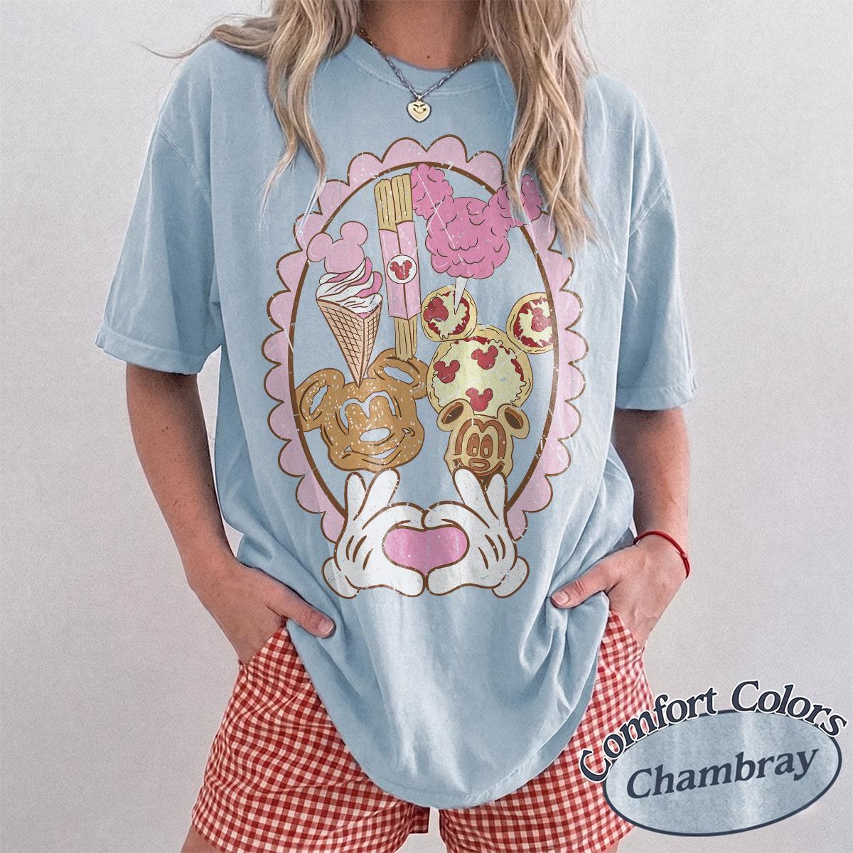 Retro Mickey Mouse Treats — Comfort Colors Tee fan art by Snagva (4)