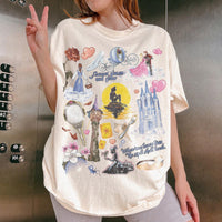 Retro Disneyworld — Comfort Colors Tee fan art by Snagva