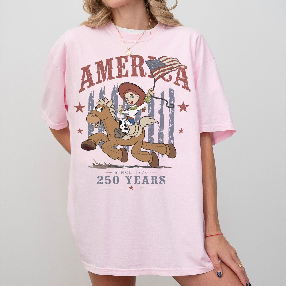 Woody Jessie Toy Story Patriotic — Comfort Colors Tee fan art by Snagva (7)