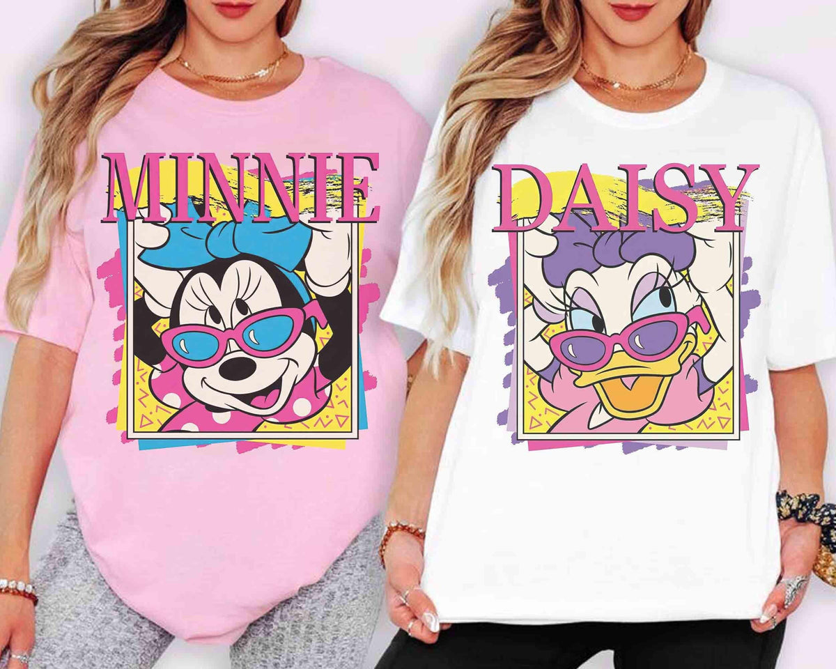 Comfort Colors Minnie Mouse Daisy Duck Disneyland Bestie Vac — Comfort Colors Tee fan art by Snagva (2)