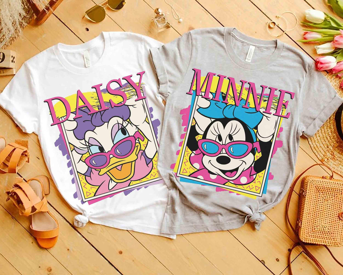 Comfort Colors Minnie Mouse Daisy Duck Disneyland Bestie Vac — Gildan Sweatshirt fan art by Snagva (4)