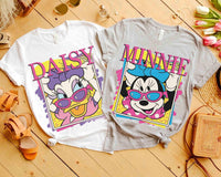 Comfort Colors Minnie Mouse Daisy Duck Disneyland Bestie Vac — Gildan Hoodie fan art by Snagva (4)