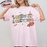 Retro Toy Story 5 Birthday — Comfort Colors Tee fan art by Snagva (5)