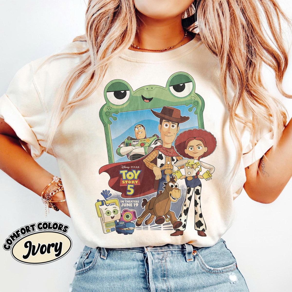 Toy Story 5 — Bella+Canvas Tee fan art by Snagva