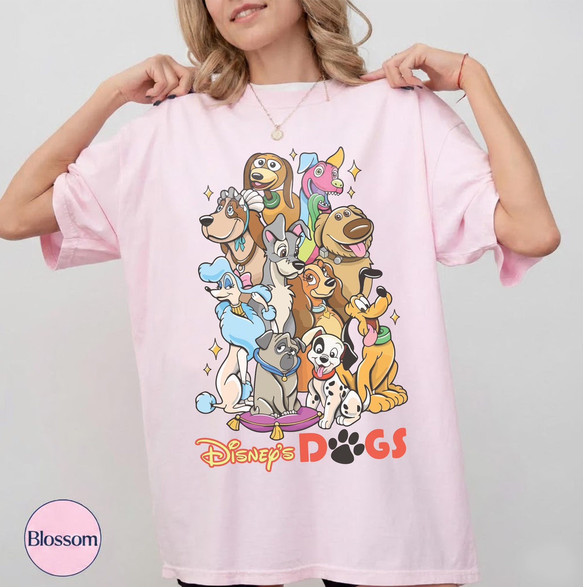 Disney Dogs — Bella+Canvas Tee fan art by Snagva (5)