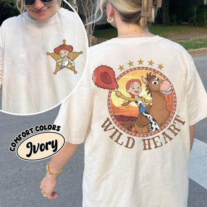 Retro Jessie Wild Heart Comfort Colors — Gildan Hoodie fan art by Snagva
