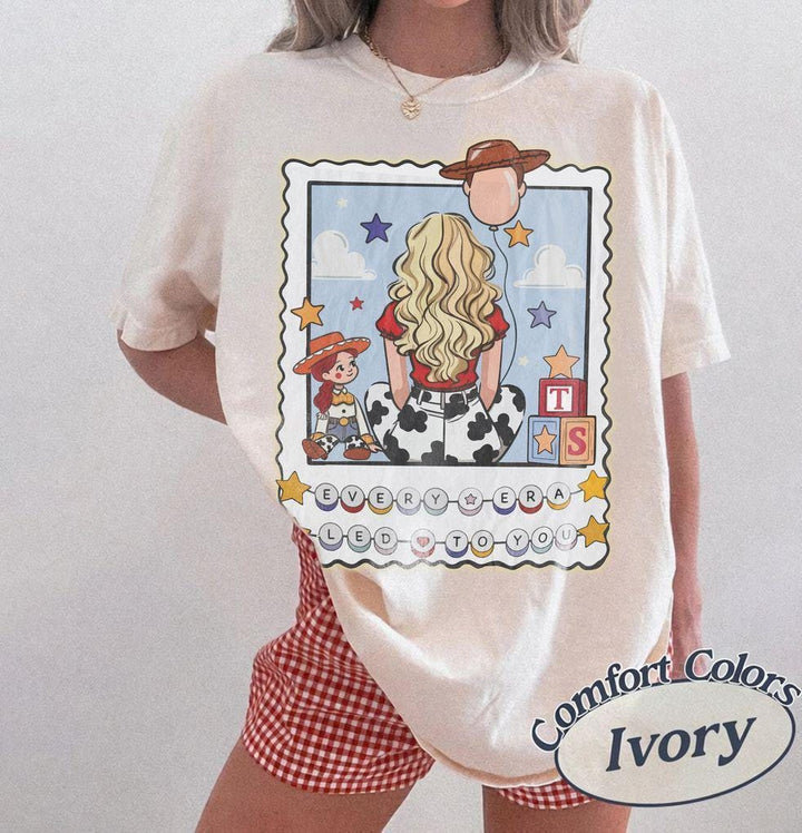 Toy Story Jessie Every Era Led To You — Bella+Canvas Tee fan art by Snagva