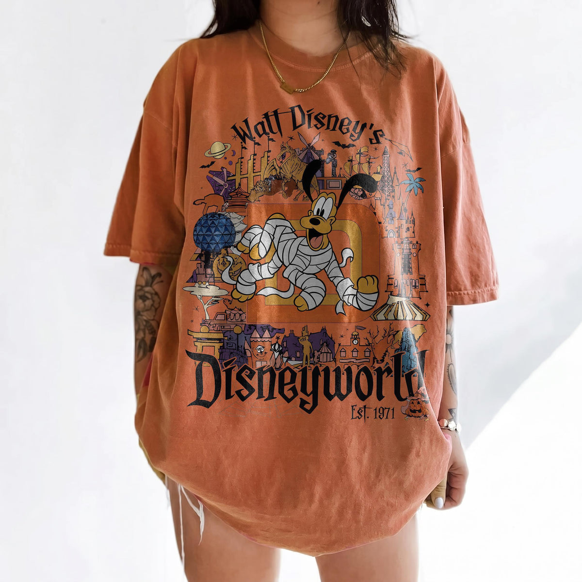 Retro Walt Disney World Halloween — Comfort Colors Tee fan art by Snagva (2)