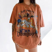 Retro Walt Disney World Halloween — Comfort Colors Tee fan art by Snagva (2)