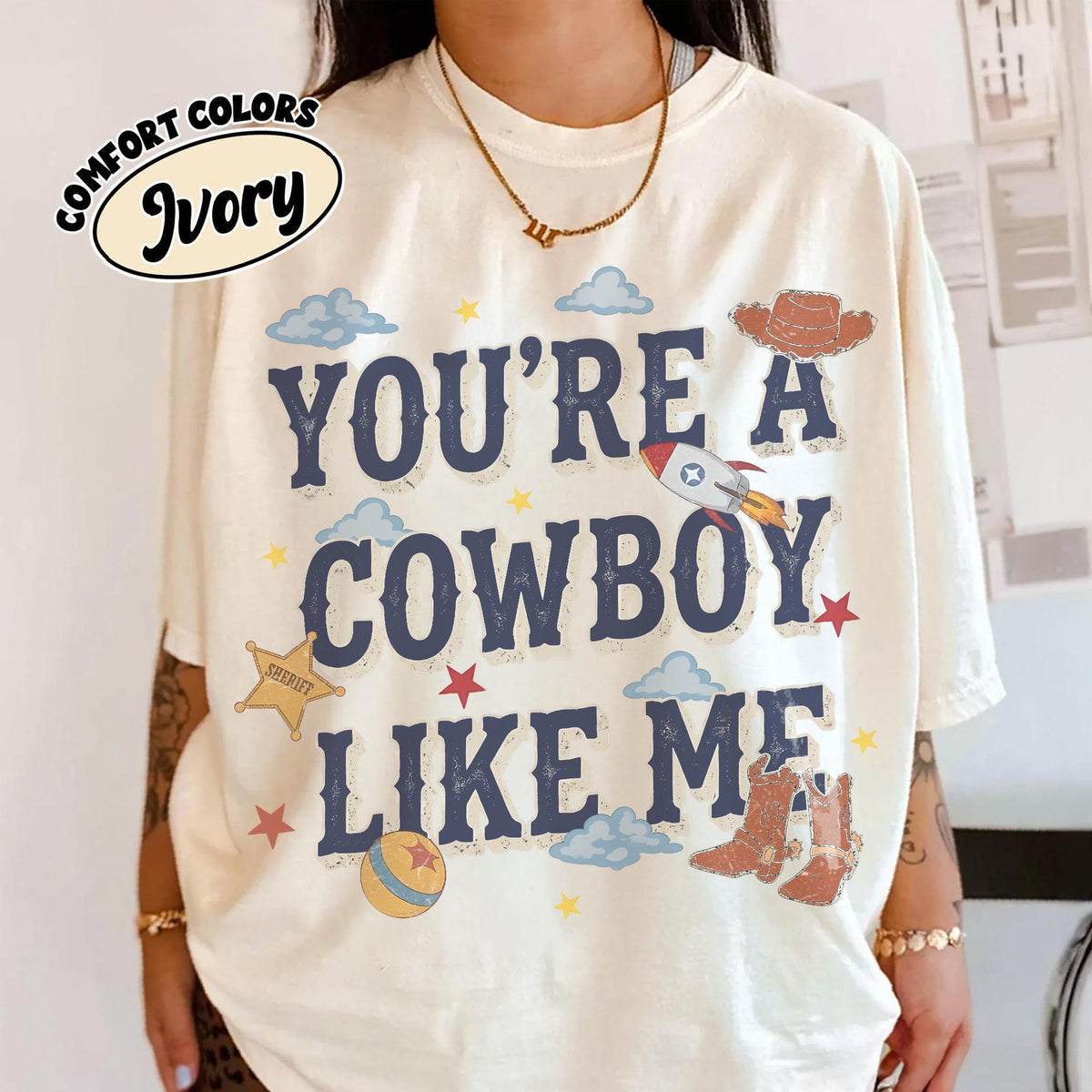 You're A Cowboy Like Me — Gildan Sweatshirt fan art by Snagva