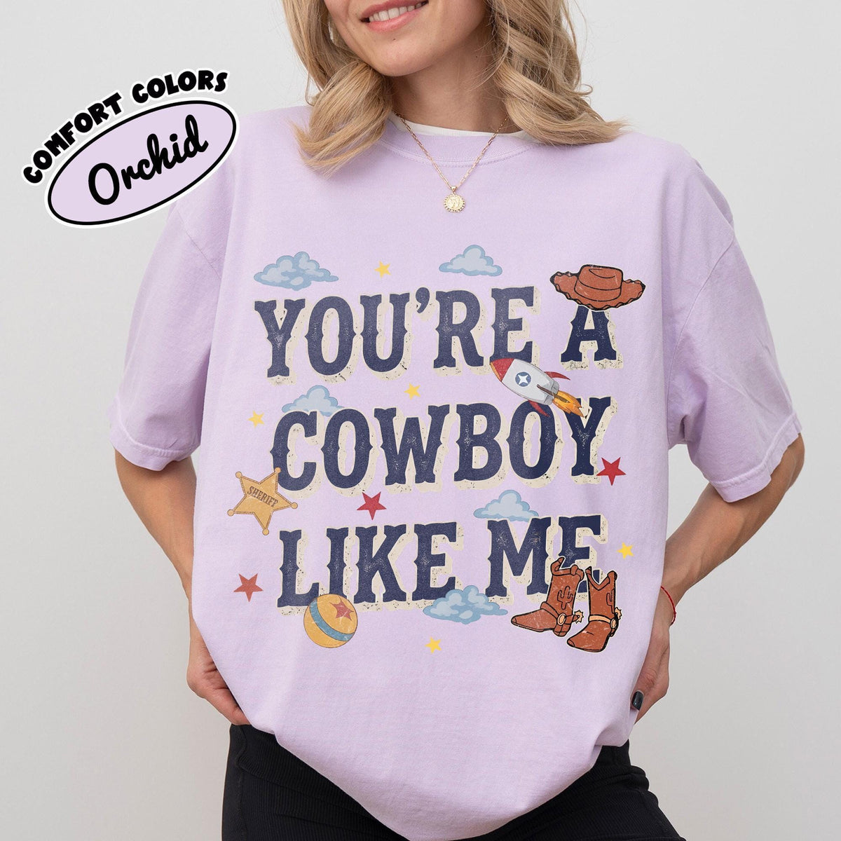 You're A Cowboy Like Me — Gildan Hoodie fan art by Snagva (2)