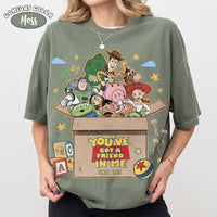 Toy Story 1995 Comfort Colors — Gildan Hoodie fan art by Snagva (2)