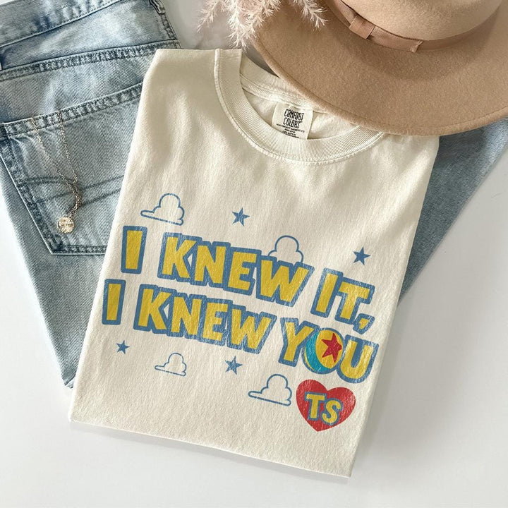 Retro I Knew It You — Bella+Canvas Tee fan art by Snagva