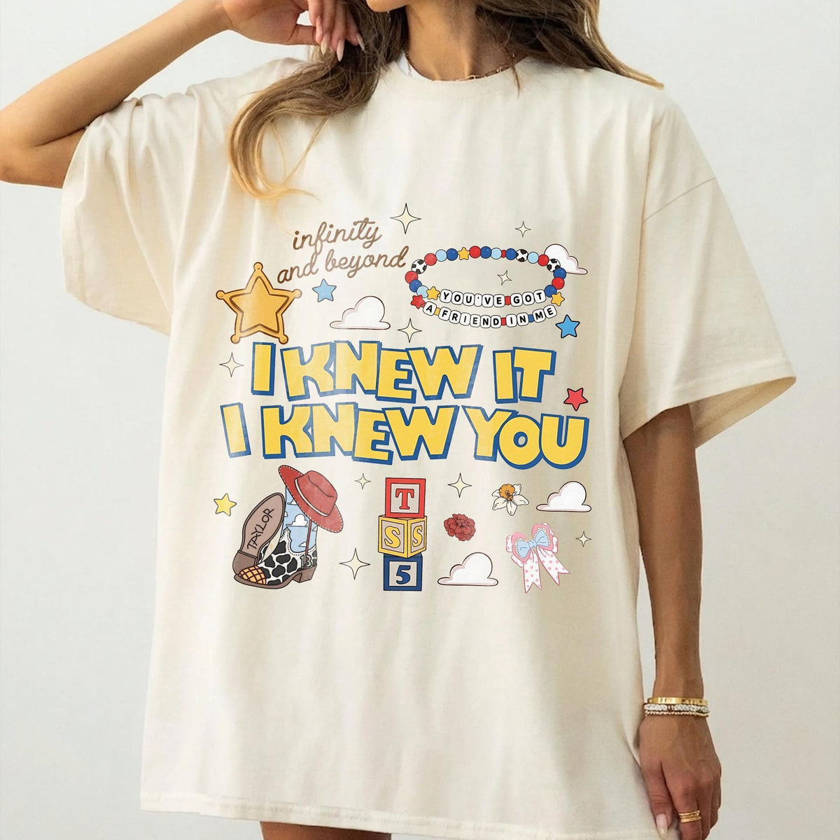 Retro I Knew It You — Bella+Canvas Tee fan art by Snagva
