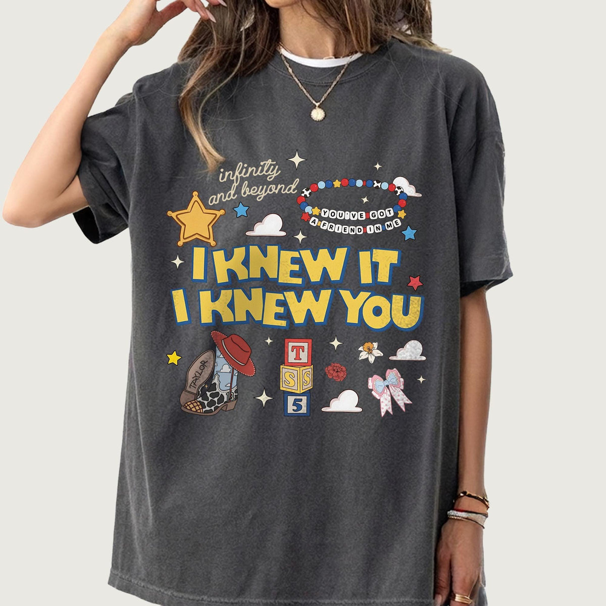 Retro I Knew It You — Bella+Canvas Tee fan art by Snagva (2)