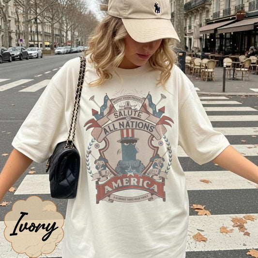 Comfort Colors A Salute To All Nations Mostly America — Gildan Sweatshirt